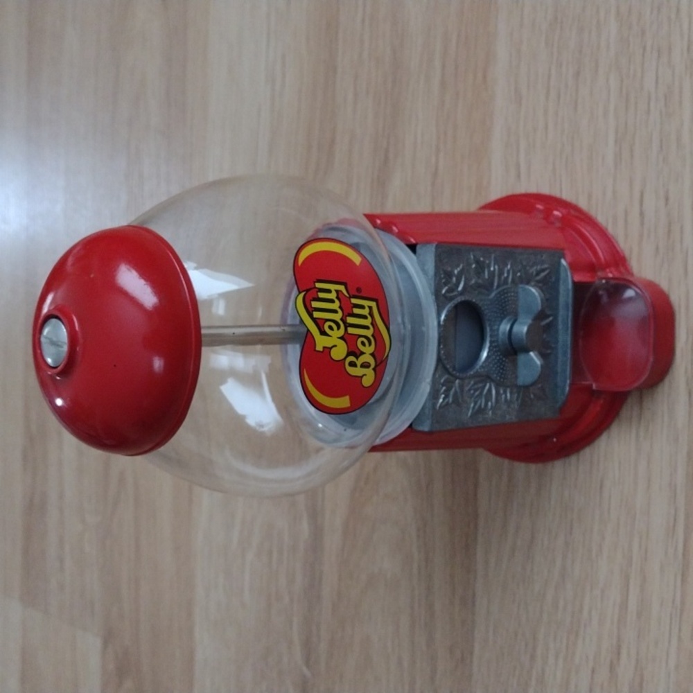 Jelly Belly Bank Candy Dispenser 9.5" Tall Vintage